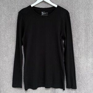 GAP Favourite Long Sleeve Cotton Crew Neck T-Shirt longer length